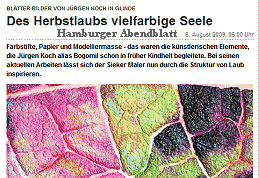 Hamburger Abendblatt, 5. 8. 2009